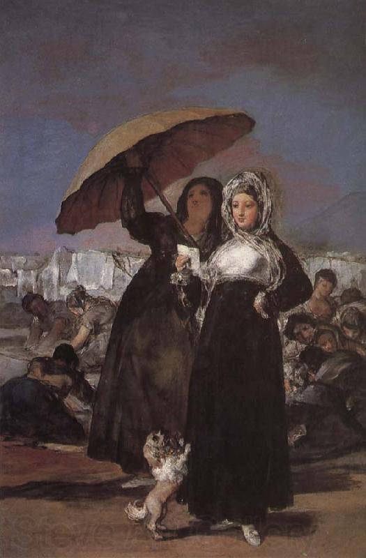 Francisco Goya Les Jeunes Norge oil painting art